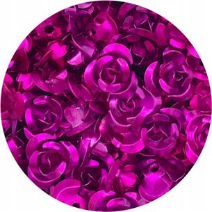 Koraliki różyczki / aluminiowe / różowe / 10x6mm / 25szt-1077