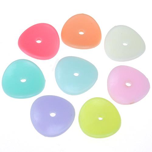 MIX koraliki dyski 15x3mm / akrylowe / 15,6g / 50szt-12836