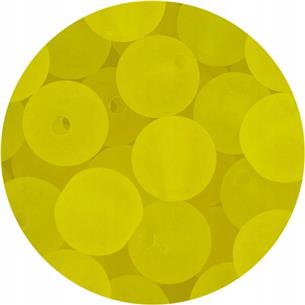 Koraliki mrożone / akrylowe / żółte / 10mm / 20szt-6974