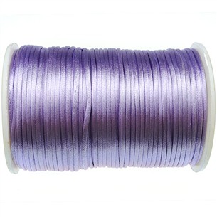 Sznurek satynowy z połyskiem 2.5mm / j.fioletowy / 10m-9362