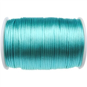 Sznurek satynowy z połyskiem 2.5mm / morski / 10m-9376