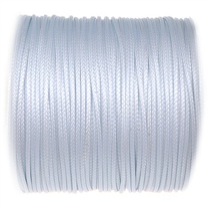 Sznurek jubilerski snake powlekany / syntetyczny / biały / 1mm / 5m-10837