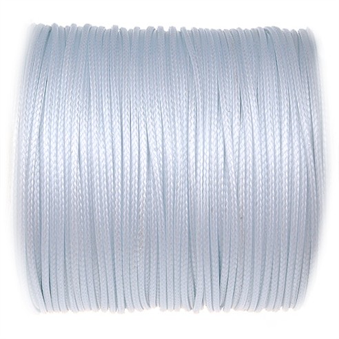 Sznurek jubilerski snake powlekany / syntetyczny / biały / 1mm / 5m-10837