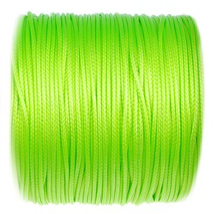 Sznurek jubilerski snake powlekany / syntetyczny / zielony / 1mm / 5m-10842