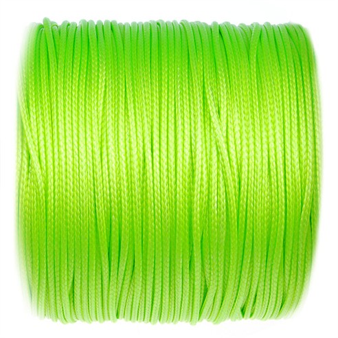 Sznurek jubilerski snake powlekany / syntetyczny / zielony / 1mm / 5m-10842