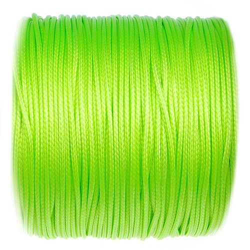 Sznurek jubilerski snake powlekany / syntetyczny / zielony / 1mm / 5m-10842