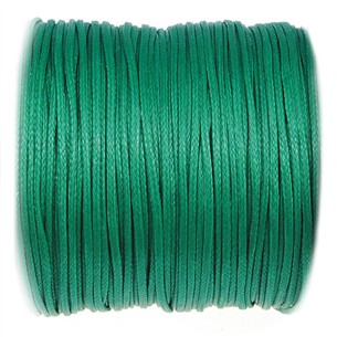 Sznurek jubilerski snake powlekany / syntetyczny / c.zielony / 1mm / 5m-10856