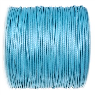 Sznurek jubilerski snake powlekany / syntetyczny / j.niebieski / 1mm / 5m-13353