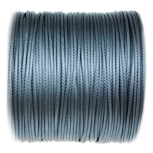 Sznurek jubilerski snake powlekany / syntetyczny / c.szary / 1mm / 5m-13356