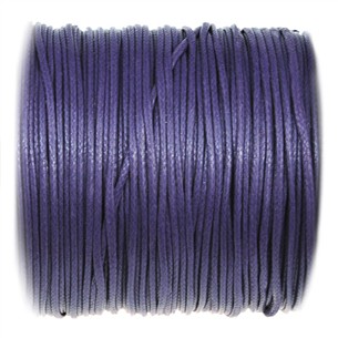 Sznurek jubilerski snake powlekany / syntetyczny / c.fioletowy / 1mm / 5m-13359