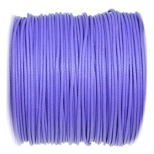 Sznurek jubilerski snake powlekany / syntetyczny / fioletowy / 1mm / 5m-13363