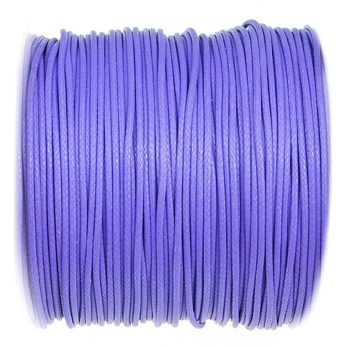 Sznurek jubilerski snake powlekany / syntetyczny / fioletowy / 1mm / 5m-13363