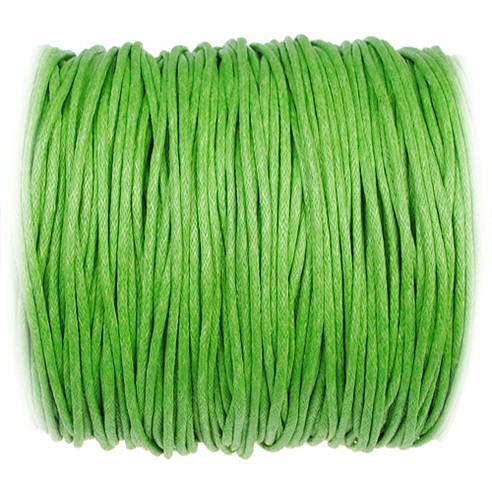Sznurek woskowany jubilerski / bawełniane / j.zielony / 1.5mm / 10m-10888