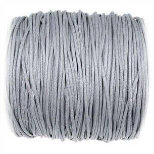 Sznurek woskowany jubilerski / bawełniane / j.szary / 1.5mm / 10m-10889