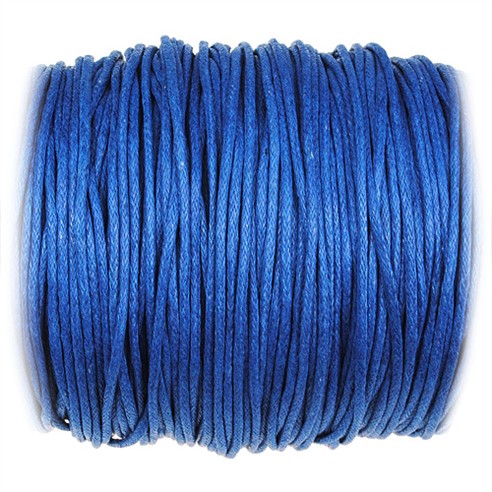 Sznurek woskowany jubilerski / bawełniane / c.niebieski / 1.5mm / 10m-10898