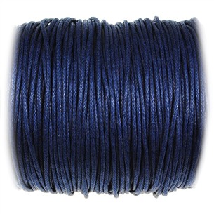 Sznurek woskowany jubilerski / bawełniane / granatowy / 1.5mm / 10m-10899