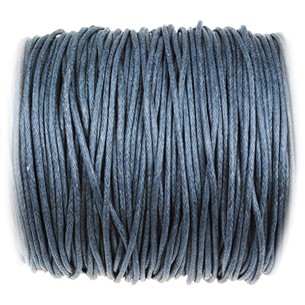 Sznurek woskowany jubilerski / bawełniane / c.szary / 1.5mm / 10m-10903