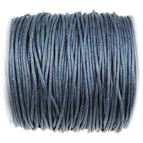 Sznurek woskowany jubilerski / bawełniane / c.szary / 1.5mm / 10m-10903