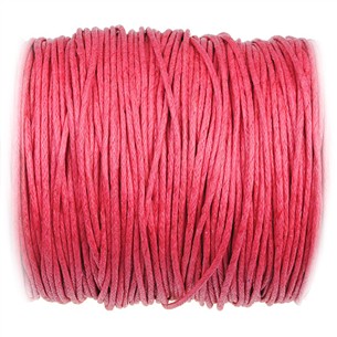 Sznurek woskowany jubilerski / bawełniane / j.czerwony / 1.5mm / 10m-10893