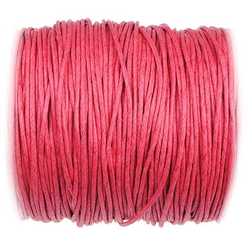 Sznurek woskowany jubilerski / bawełniane / j.czerwony / 1.5mm / 10m-10893