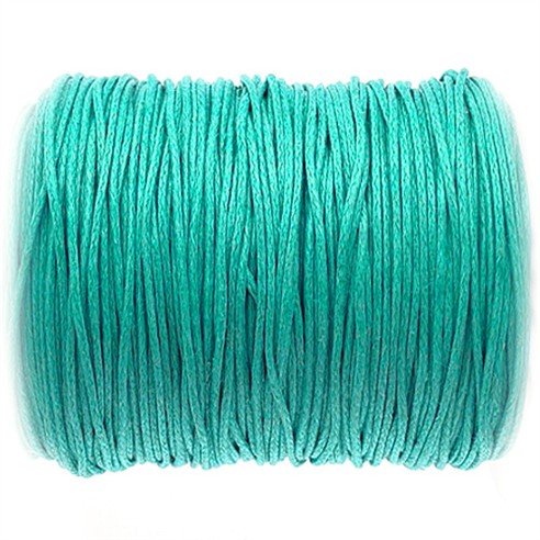 Sznurek jubilerski woskowany 1mm / j.niebieski / 10m-13383