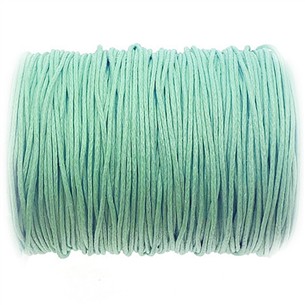 Sznurek jubilerski woskowany 1mm / j.niebieski / 10m-13392