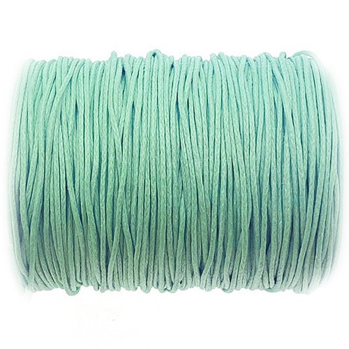 Sznurek jubilerski woskowany 1mm / j.niebieski / 10m-13392