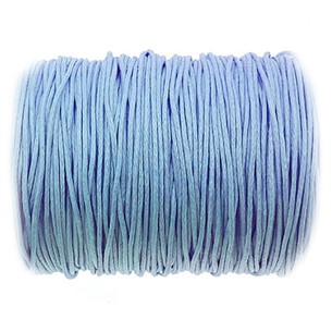 Sznurek jubilerski woskowany 1mm /  j.niebieski / 10m-13404