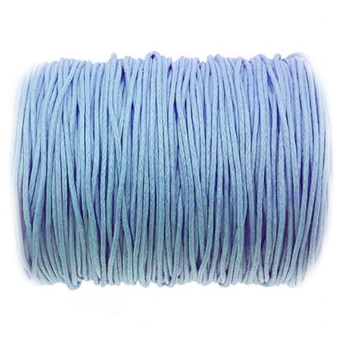 Sznurek jubilerski woskowany 1mm /  j.niebieski / 10m-13404