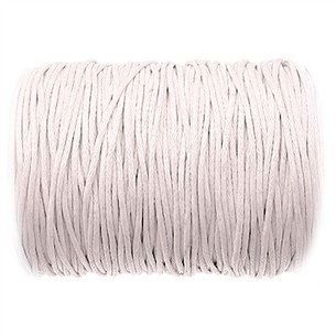 Sznurek jubilerski woskowany 1mm / ecru / 10m-13410