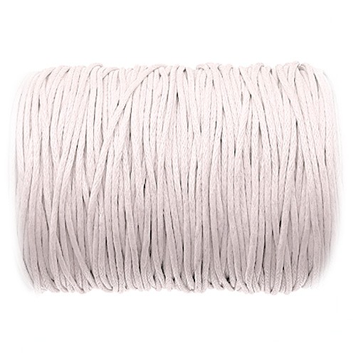 Sznurek jubilerski woskowany 1mm / ecru / 10m-13410