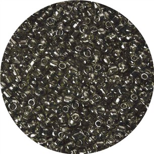 Koraliki drobne szklane do biżuterii bransoletek 2mm szare 20g-13506