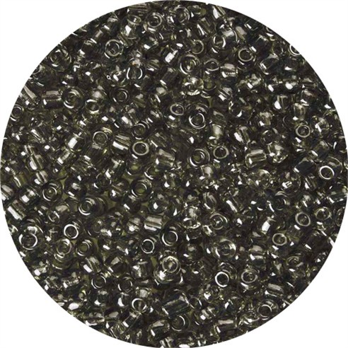 Koraliki drobne szklane do biżuterii bransoletek 2mm szare 20g-13506