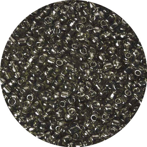 Koraliki drobne szklane do biżuterii bransoletek 2mm szare 20g-13506