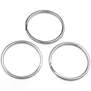 Kółko do breloka brelok breloczka 25mm / 20szt-9693