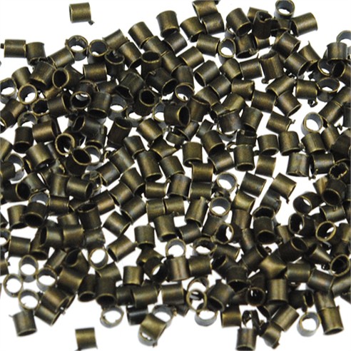 Zaciski montażowe / metalowe / antyczne brązowe / 1.5x1mm / 3.0g / 450szt-7115