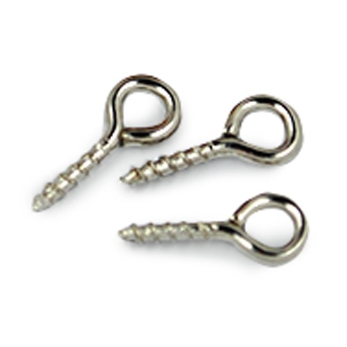 Wkrętki do buteleczek / metalowe / c.srebrne / 8mm / 3.6g / 50szt-5628