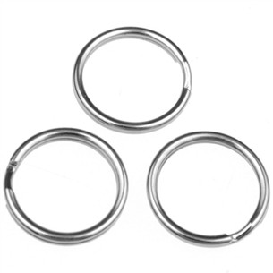 Kółko do breloka brelok breloczka 15mm / 20szt-9695