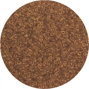 Koraliki drobne 2mm szklane brązowy 20g-13640