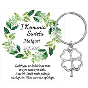 PODZIĘKOWANIE dla gości breloczek Brelok 1 KOMUNIA ŚWIĘTA KONICZYNKA PAMIĄTKA 10A-13677