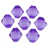 Koraliki diamenciki koralik w koraliku / akrylowe / fioletowe / 10mm / 10szt