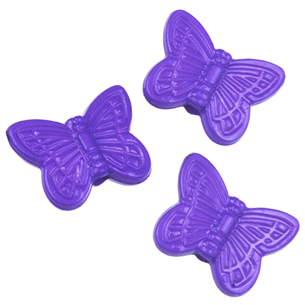 Koraliki motylki motyle butterfly / akrylowe / fioletowe / 11x14x4mm / 10szt-7018