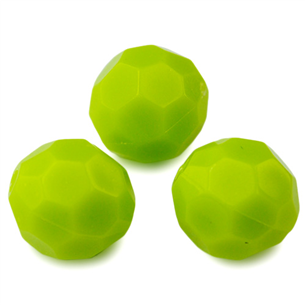 Koraliki kulki fasetowane / akrylowe / zielone / 10mm / 12szt-6564